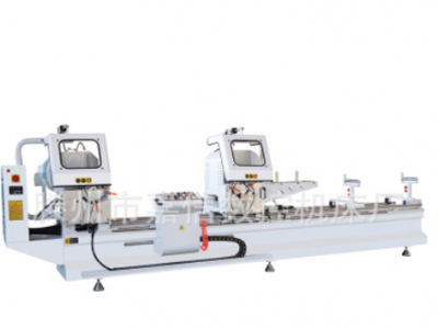 断桥铝合金门窗设备 直线06双头锯 450小精密锯带角码切割功能图3