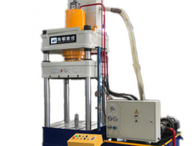 滕州厂家200吨浮雕皮革压花机液压200t压花机快速皮革印花机图3