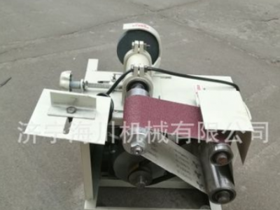 不锈钢管坡口机 楼梯扶手电动磨口机 小型电动砂带磨口机图2