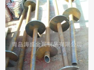 焊接螺旋盘地锚杆 管子焊接螺旋盘