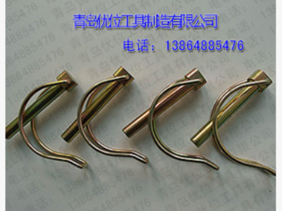 青岛插销、R型销、弹性销、不锈钢插销、钢珠拉环销、D型带尾插销图3