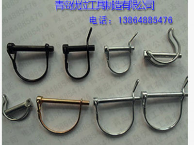 青岛插销、R型销、弹性销、不锈钢插销、钢珠拉环销、D型带尾插销图2