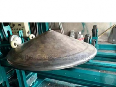果蔬加工厂封头旋边机 筒体罐体压边机 加工加厚4mm平底压边机图2