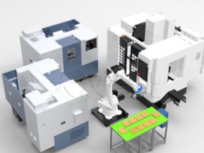 柔性自动化制造单元工业机器人立卧式加工中心数控机床数控铣床图2