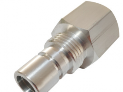 CNC自动车数控加工 铝合金连接转接器 内外丝卡套接头图3