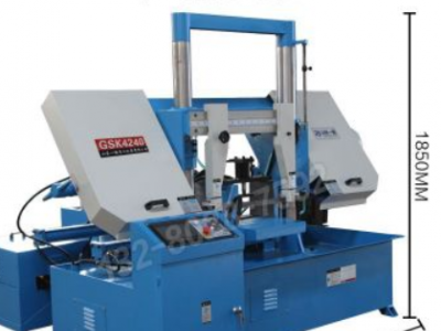 数控锯床 GZ4240自动型双柱金属带锯床 自动送料 锯切钢管图2