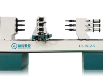 三轴数控木工车床1512车拉雕一体拉槽拧麻花加工楼梯柱包运费培训图3