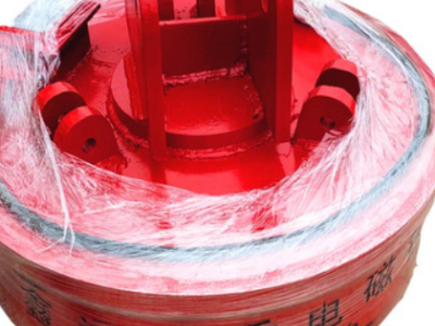 现货批发24伏电磁吸盘耐磨损吸力强MW5系列强磁圆形废钢电磁吸盘图3