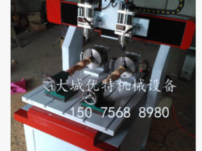 6060 旋转轴 圆柱立体四轴四联动弹弓全自动数控金属打标雕刻机