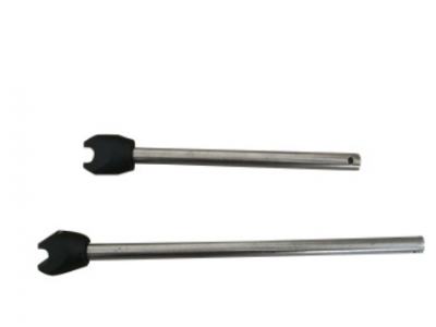 圆单轨夹 圆单夹头 带柄方单夹 方单轨夹、输送机护栏支架配件图2