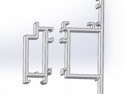 QC-50K隔热浇注系列推拉门建筑铝型材 铝合金推拉门节能材料加工图3