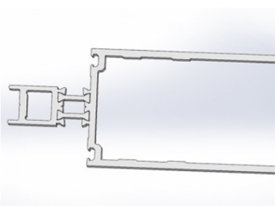 QCM-120-180隔热断桥铝型材 隔热建筑幕墙铝合金节能材料加工定制图2