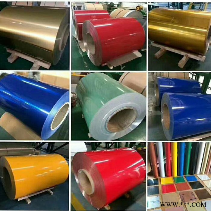 铝板 压花铝板 五条筋铝板 彩铝卷 彩涂铝板图3