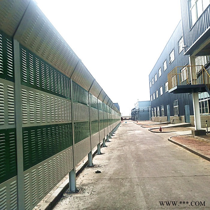 白城小区声屏障工地学校附近安装隔音板金属材质镀锌板铝合金板防腐性能佳图4