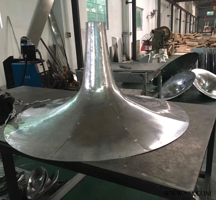 3mm厚曲面铝板 柱子柱头曲面铝板造型 包柱子树冠形曲面铝板厂家图7