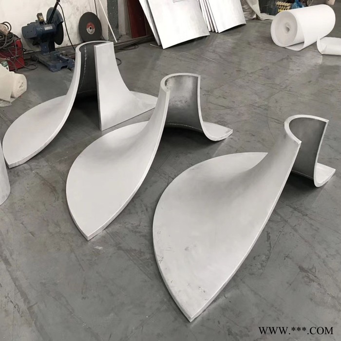 3mm厚曲面铝板 柱子柱头曲面铝板造型 包柱子树冠形曲面铝板厂家图4