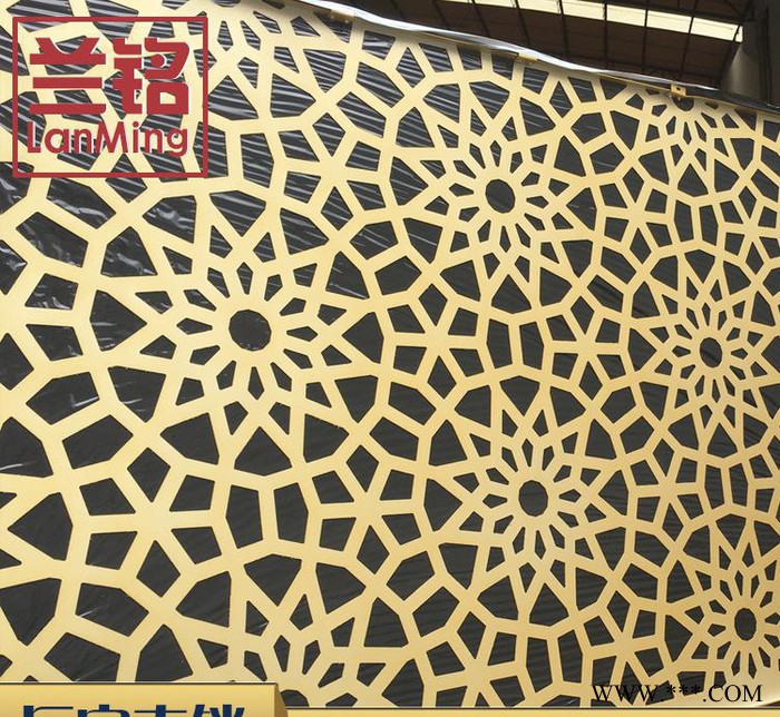 艺术雕花铝板 镂空雕花铝板 幕墙门头铝板图2