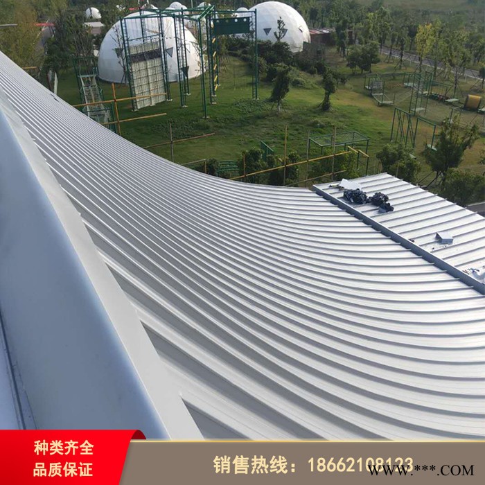 浙江铝镁锰板 65-430型铝合金板 体育馆、博物馆直立锁边铝镁锰板 厂家供应 全国发货图4