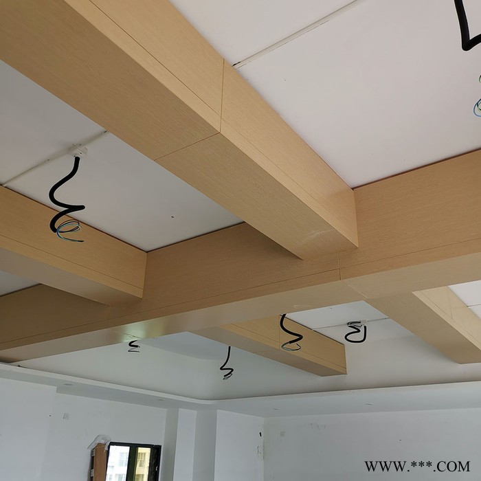 包梁木纹铝单板定制 酒店包梁仿木纹铝合金板厂家 铝板包梁效果好图2