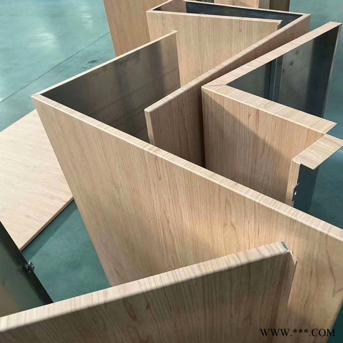 包梁木纹铝单板定制 酒店包梁仿木纹铝合金板厂家 铝板包梁效果好图4