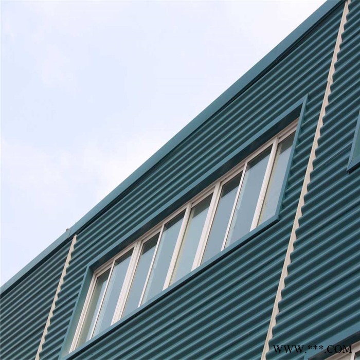 1.0mm铝镁锰弯弧波纹板 展厅836型金属墙面瓦楞板 铝合金板图2