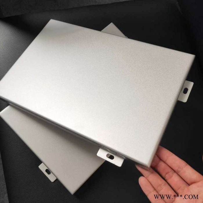 粤艺佰外墙氟碳漆3mm铝单板 幕墙干挂银灰色氟碳铝板 檐口包边造型铝合金板图3