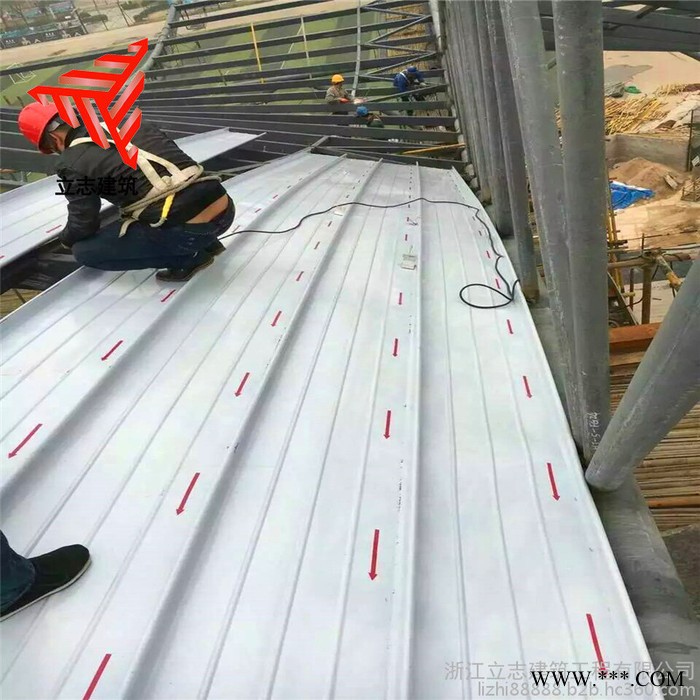 压型铝板 铝合金板 65-430直立锁边金属合金屋面板图5