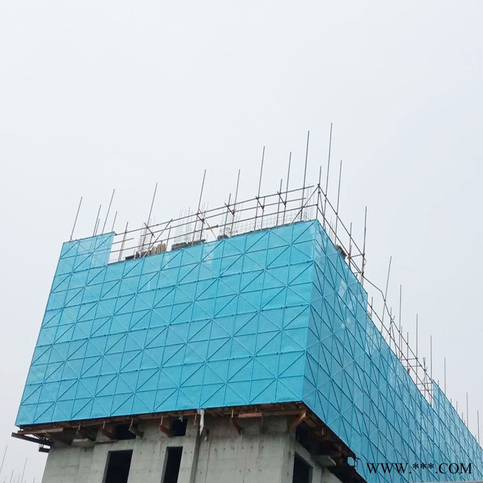 圆孔网 批发订购 恺嵘彩色冲孔爬架网片 彩色冲孔爬架网片 批发 铝板爬架网图3