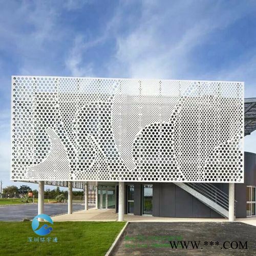 彩色烤漆冲孔铝板定做铝板冲孔雕花造型铝单板氟碳喷涂镂空铝幕墙 烤漆铝板图8
