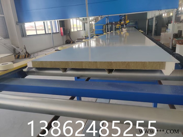 彩钢岩棉板950型和980型彩钢瓦楞板屋面板夹芯板138 6248 5255 吸音板 复合瓦图3