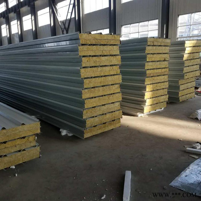 南通腾威 304不锈钢岩棉夹芯板 防火不锈钢彩钢板 950型屋面瓦楞板 138173 98076**彩钢板图4