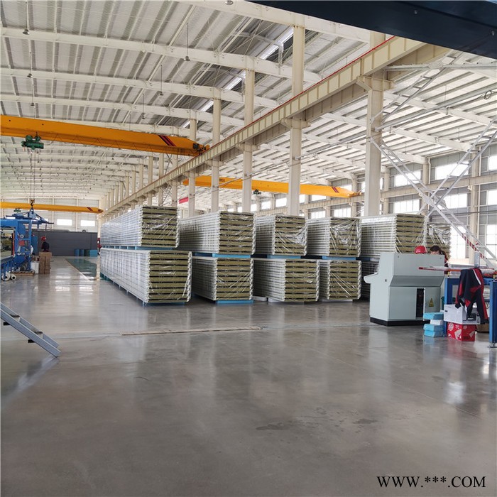 碧水 彩钢瓦楞板 聚氨酯夹芯板 屋面板 隐藏式复合板 金属岩棉夹芯板图4