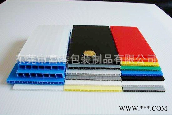 厚2-12mm蓝色白色黑色瓦楞板,pp塑料中空板,塑料瓦楞板物美价廉图2