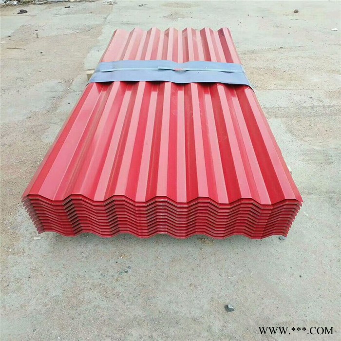 彩钢板 多种型号彩钢瓦楞板 围挡彩钢压型板 彩钢瓦 现货供应图2