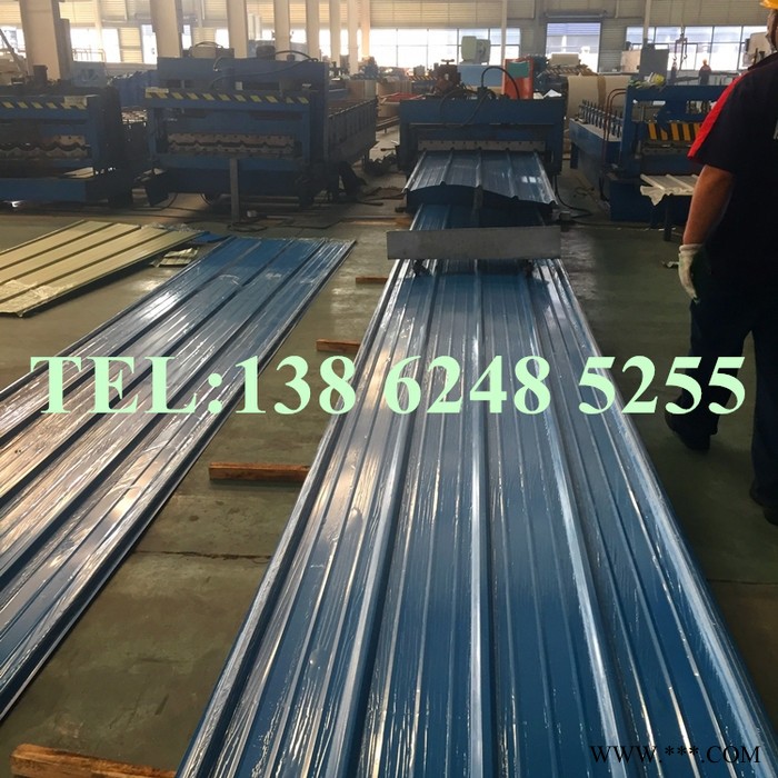 墙面彩钢板 YX25-250-1000彩钢瓦楞板 宝钢彩钢瓦加工138 6248 5255图2