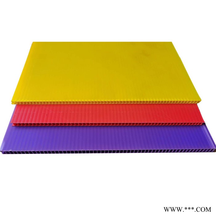 厂家生产货架分隔隔板 聚乙烯中空板 pp瓦楞板 万通板图2