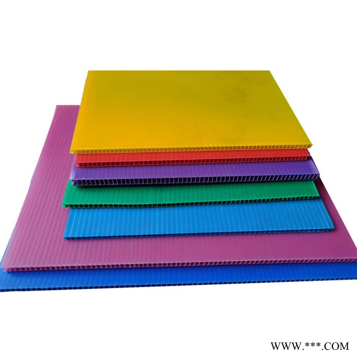 厂家生产货架分隔隔板 聚乙烯中空板 pp瓦楞板 万通板图4