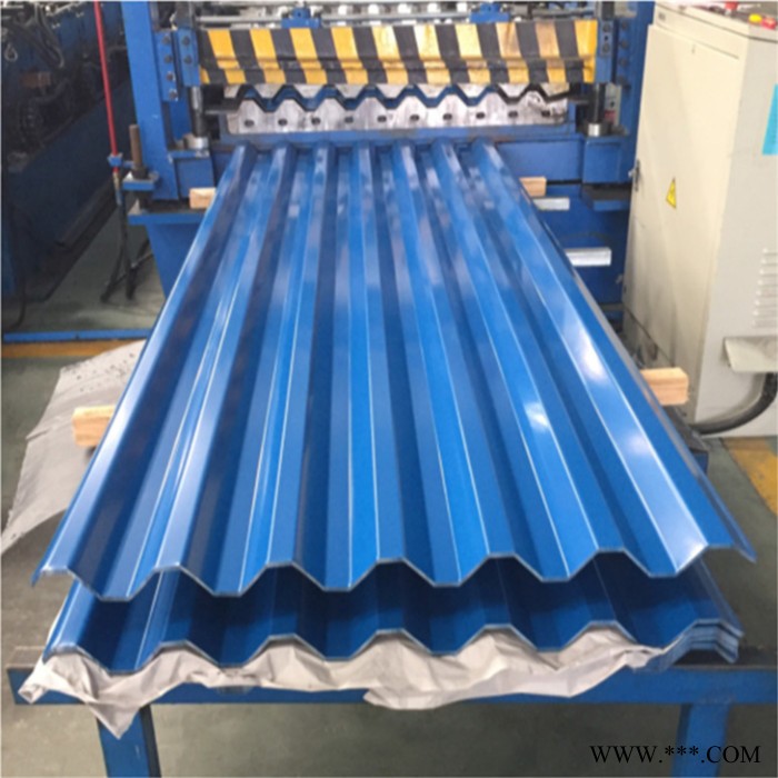 750彩钢瓦 瓦楞板 屋面瓦 屋顶 彩钢围挡围蔽 彩钢瓦房0.5mm厚红色蓝色 彩钢板厂家138 6248 5255图3