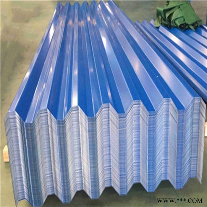 750彩钢瓦 瓦楞板 屋面瓦 屋顶 彩钢围挡围蔽 彩钢瓦房0.5mm厚红色蓝色 彩钢板厂家138 6248 5255图5