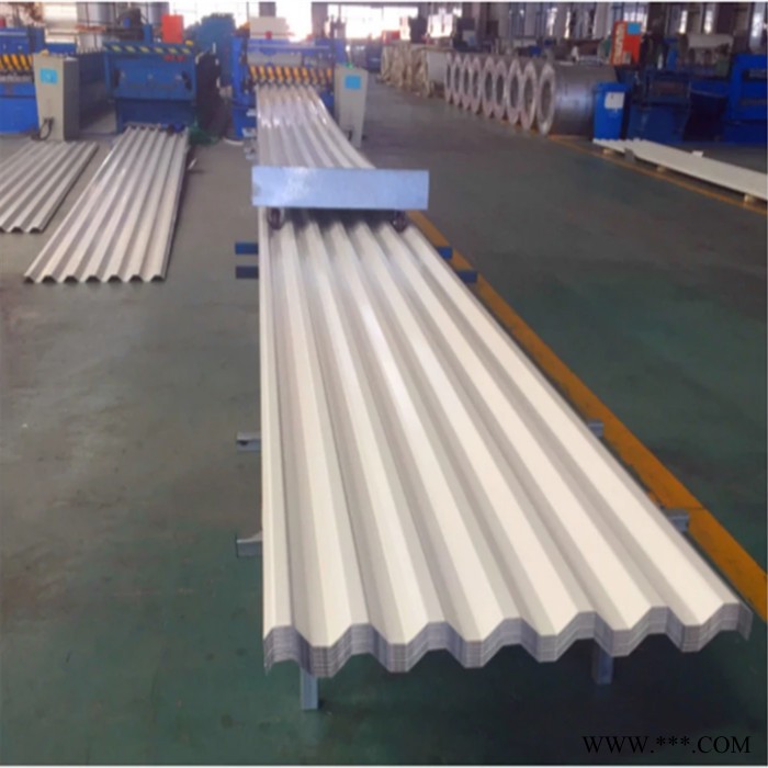 750彩钢瓦 瓦楞板 屋面瓦 屋顶 彩钢围挡围蔽 彩钢瓦房0.5mm厚红色蓝色 彩钢板厂家138 6248 5255图2