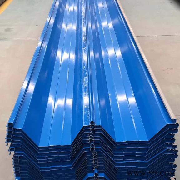 腾威彩钢彩钢瓦 单层彩钢压型板 666屋面角驰瓦楞板 防水屋面彩钢瓦 138173 98076彩钢瓦厂家图5