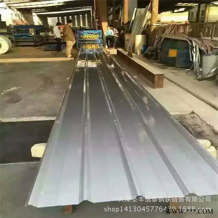 大量彩钢卷 隔热防雨彩钢瓦楞板 建筑彩钢板 规格颜色可定制图2