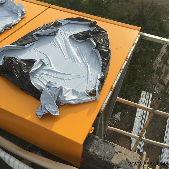 粤艺佰钢构雨棚包铝板材料,2mm铝板包迎宾雨棚造型,门头铝板造型厂家免费设计图3