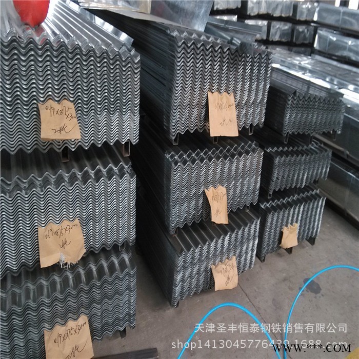 镀锌板 镀锌瓦楞板/波纹板规格加工定做 热镀锌卷现货图2