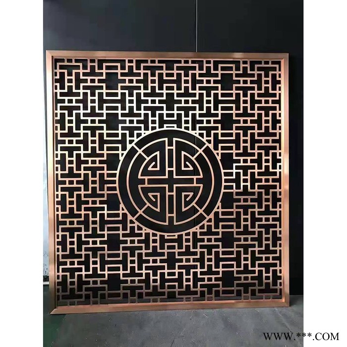 琳硕 厂家专业定制 屏风 铝板屏风 办公室屏风 中式金属铝板屏风图4