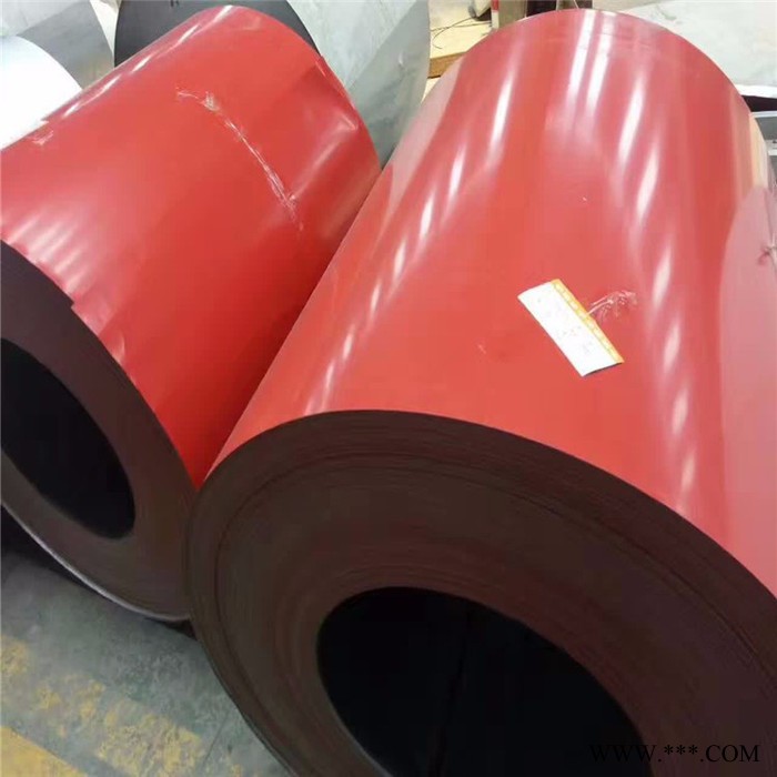 批发镀锌彩涂板 各种规格颜色彩涂卷 耐腐蚀彩涂瓦楞板 现货充足图2