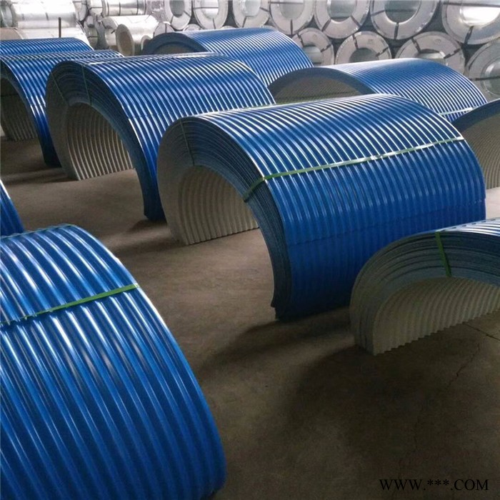 现货供应 彩涂板 彩涂卷 围挡彩钢瓦楞板 多种规格压型彩钢板图4