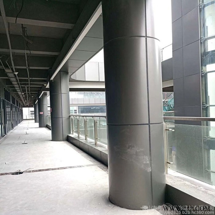 政府办公楼入口包柱子铝单板 商场中庭包柱子铝板厂家 包柱子铝板定制图3