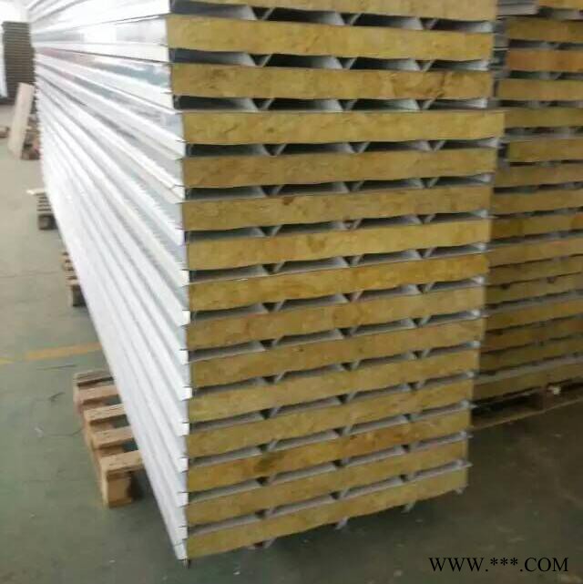 腾威 彩钢岩棉夹芯板 防火岩棉屋面板 屋面瓦楞板 980手工岩棉夹芯板138173 98076图2