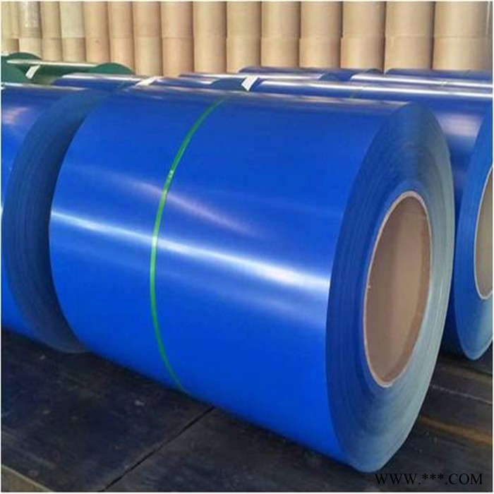 新宇镀铝锌彩涂板 现货压型彩钢瓦楞板 0.5/0.6mm彩钢卷大量供应图2